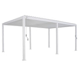 PERGOLA EVORA 6 x 3,6 M ALUMINIUM BLANC
