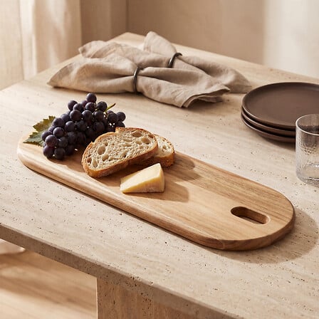 PLANCHE DE PRESENTATION MINA 60 x 20 CM ACACIA