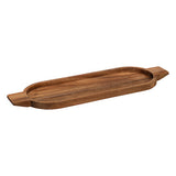 PLAT DE PRESENTATION 15 x 48CM ACACIA - LOT DE 6