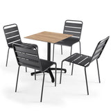 PLATEAU DE TABLE 70 X 70 CM EN HPL - CHENE BRUT