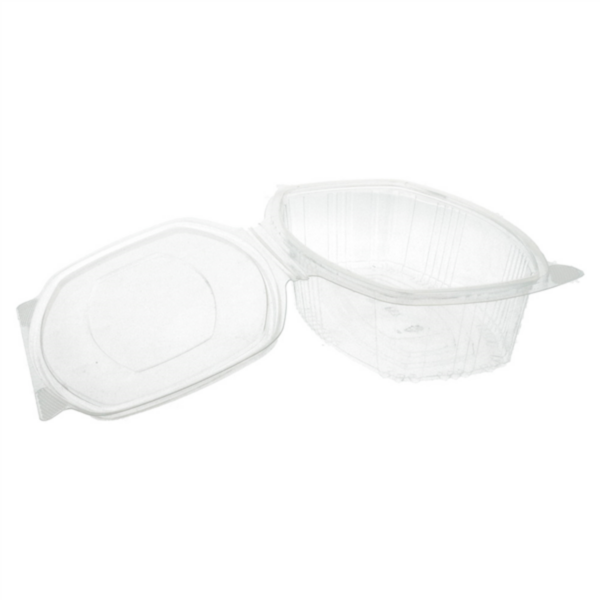 RÉCIPIENTS + COUVERCLE 750 MLTRANSPARENT RPET - 400 UNITÉS