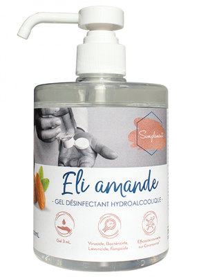 GEL HYDROALCOOLIQUE ELI AMANDE – GEL HYDROALCOOLIQUE – HygiRéa