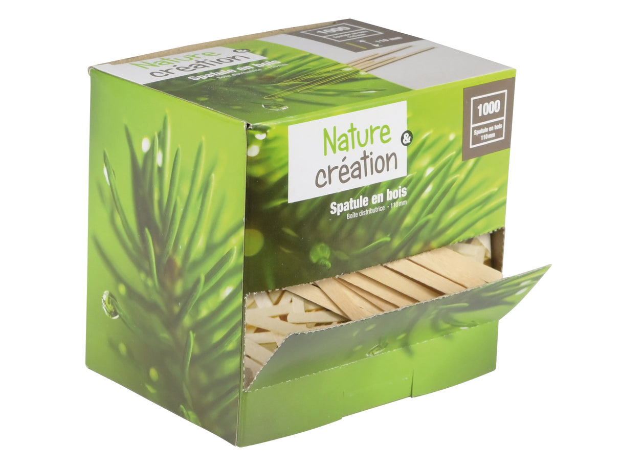 Boite Distributrice Spatule – Spatule Bois – HygiRéa
