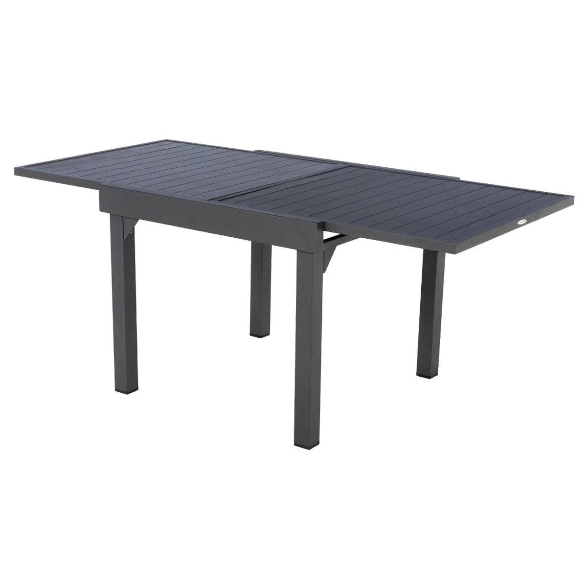 Table Piazza Extensible Plateau Aluminium – Tables Extensibles – HygiRéa