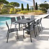 Table Piazza Extensible Plateau Aluminium – Tables Extensibles – HygiRéa