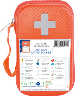 Trousse de secours "Artisan" 2/4 personnes – Trousse de Secours – HygiRéa