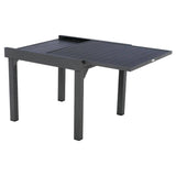 Table Piazza Extensible Plateau Aluminium – Tables Extensibles – HygiRéa
