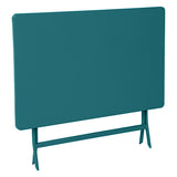 TABLE RECTANGULAIRE PLIANTE GREENSBORO 4 PLACES BLEU CANARD