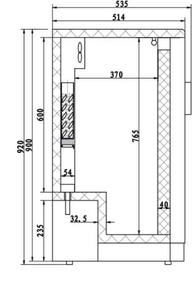 VITRINE RÉFRIGÉRÉE À POSER AVEC COUVERCLE INOX - 9 BACS GN 1/3