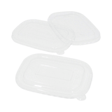 Couvercles PET pour barquettes bambou – Barquettes – HygiRéa