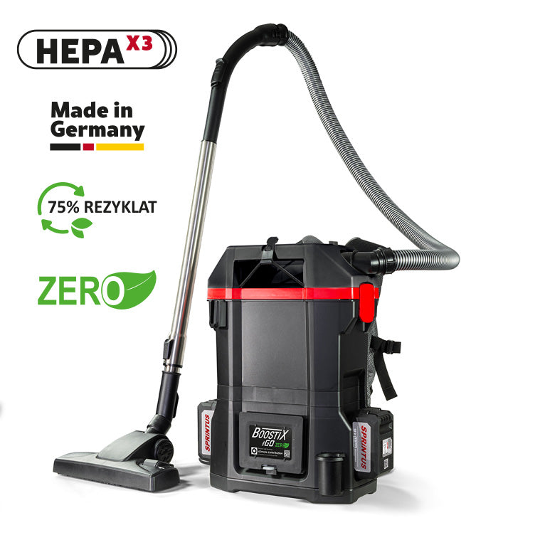 Aspirateur dorsal à batterie BoostiX iGO ZERO