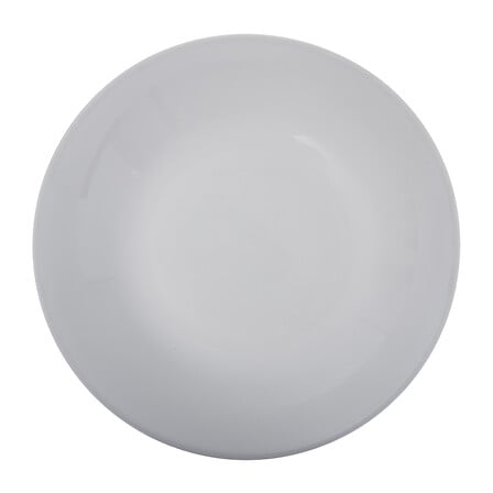 Assiette plate Jeanne diam 25 cm blanc