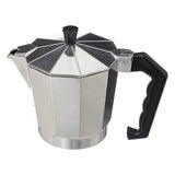 Cafetière à l'italienne 9 tasses silver