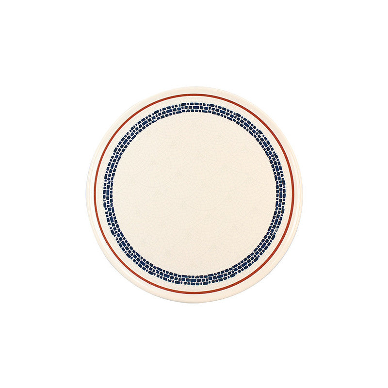 ASSIETTE À PIZZA AMATXI 32CM EN FAIENCE BLANC