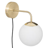 Applique Dris diam 15 cm verre or