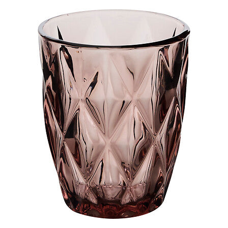 Gobelet bas Léa 28 cl verre rose