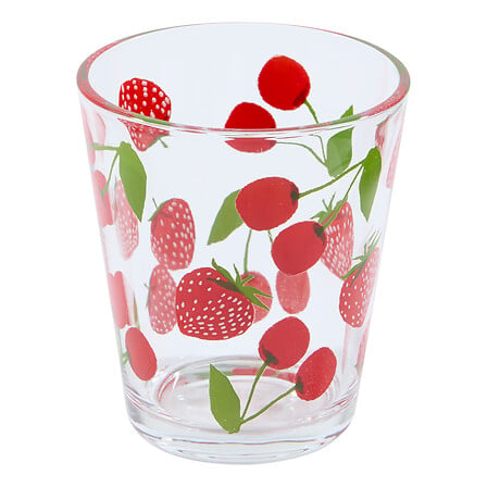 Gobelet bas Fruity 33 cl verre assorti
