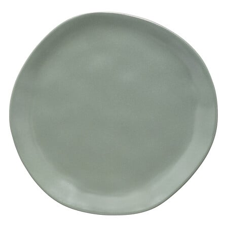 Assiette à dessert Noe diam 21 cm grès vert olive