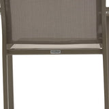 Fauteuil de jardin empilable ESSENTIA Noisette / Café