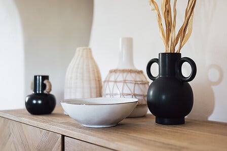 Saladier Flower diam 24 cm bleu