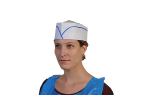 Calot papier blanc liseré – Calots – HygiRéa