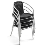 CHAISE EN ALUMINIUL ET RÉSINE - ST GERMAIN