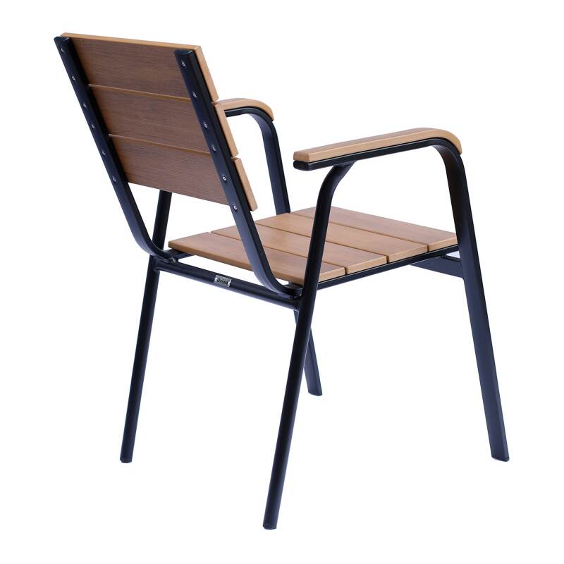 CHAISE EN ALUMINIUM ET POLYWWOD - TOMAAR
