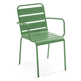 CHAISE DE JARDIN MARINA EN MÉTAL AVEC ACCOUDOIRS
