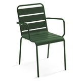 CHAISE DE JARDIN MARINA EN MÉTAL AVEC ACCOUDOIRS