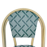 CHAISE EN ALUMINIUM ET ROTIN SYNTHÉTIQUE - CONCORE