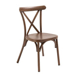 CHAISE EN ALUMINIUM EFFET BOIS - SYNTRA