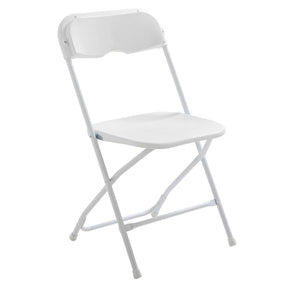 Chaise pliante blanche de réception en PEHD – Chaise de Reception – HygiRéa