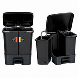 COLLECTEUR À PÉDALE À DEUX SEAUX – 20 L / 40 L / 60 L