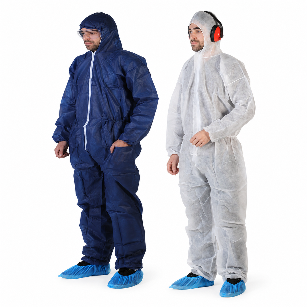 Non-woven PP Lab Coat - White