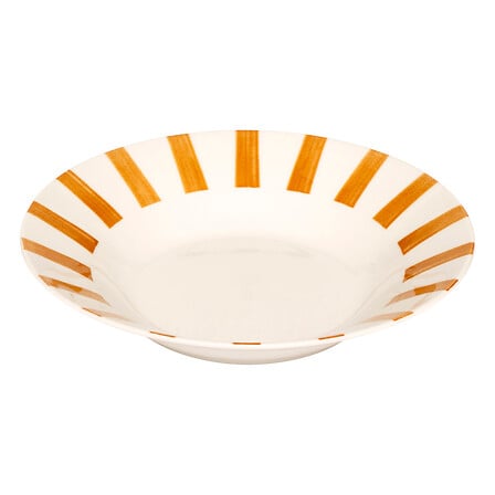 Assiette creuse Chéri diam 20 cm ocre