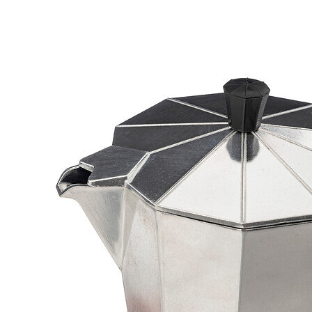 Cafetière à l'italienne 9 tasses silver