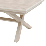 Table extensible Axiome 10 places aluminium imprimé effet bois lin argile