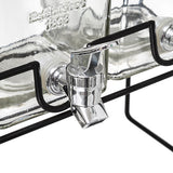 Lot de 3 distributeurs boisson Modern wood 1,5 l avec support
