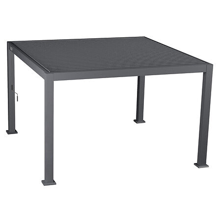 Pergola Evora Aluminium 3,6x3,6m – Tonnelles et Pergolas – HygiRéa