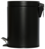 Collecteur à pédale 5 L NOIR MAT (avec bac intérieur en plastique) – Collecteur à Pédale – HygiRéa