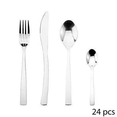 Ménagère 24 pièces Olympe inox