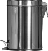 Collecteur à pédale 5 L NOIR MAT (avec bac intérieur en plastique) – Collecteur à Pédale – HygiRéa