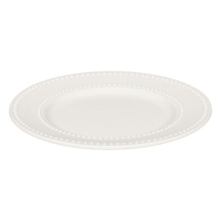 Assiette à dessert Perle diam 19 cm porcelaine blanc