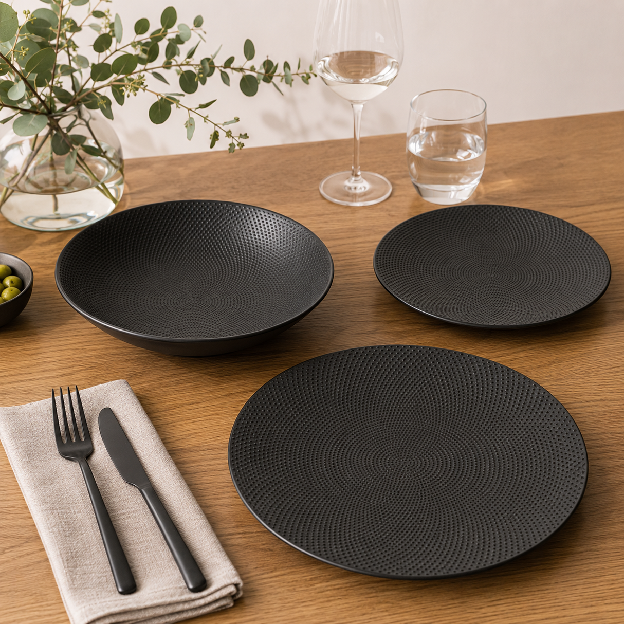 GAMME CAVIAR – ASSIETTES EN GRÈS