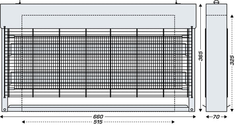 INOX standard LED 80 – Désinsectiseur – HygiRéa