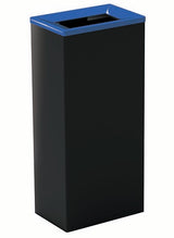 COLLECTEUR METAL TRI SELECTIF 60L NOIR