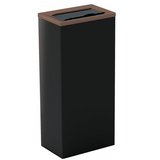 COLLECTEUR METAL TRI SELECTIF 60L NOIR
