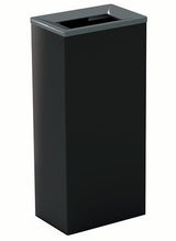COLLECTEUR METAL TRI SELECTIF 60L NOIR