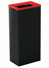 COLLECTEUR METAL TRI SELECTIF 60L NOIR