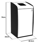 BORNE DE TRI SELECTIF OUVERTURE FRONTALE